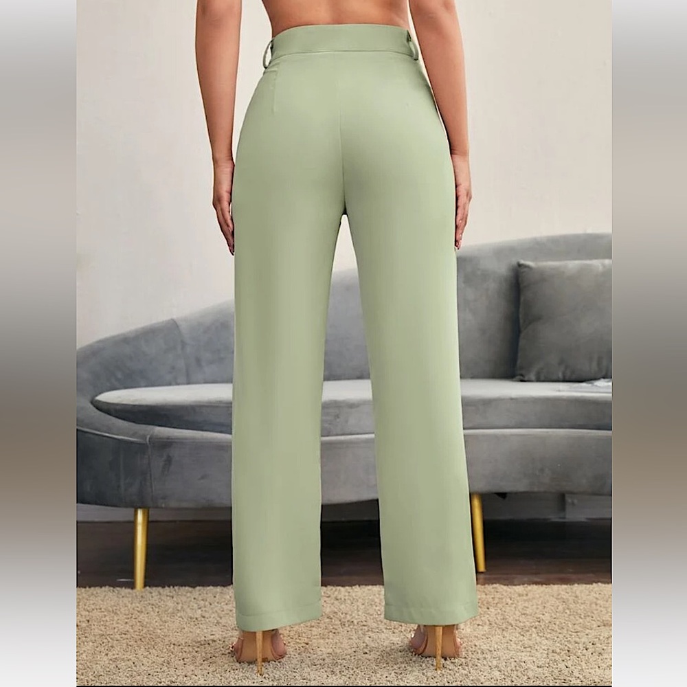 SHEIN | Sage high waisted dress pants - Picture 2 of 3